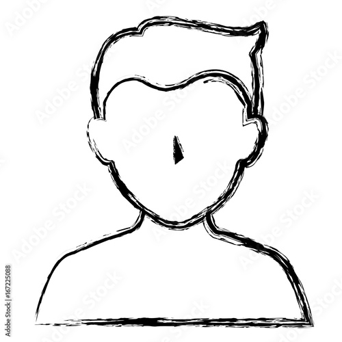 young man shirtless avatar character