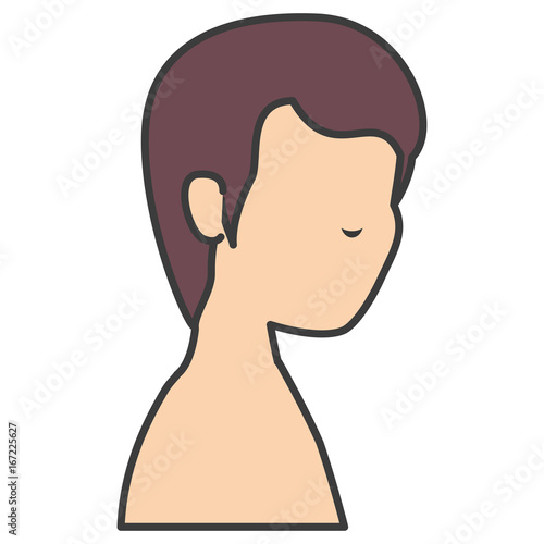 young man shirtless avatar character