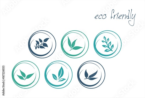 leaves, plant, icons , nature, Eco friendly business logo