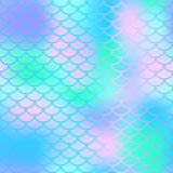 Fish scale texture vector pattern. Colorful seamless pattern with fish scale net.