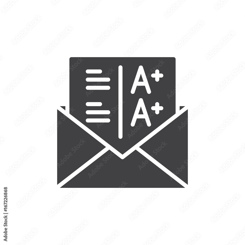 Grades icon vector, filled flat sign, solid pictogram isolated on white. Symbol, logo illustration. Pixel perfect vector graphics Grades icon vector, filled flat sign, solid pictogram isolated on white. Symbol, logo illustration. Pixel perfect vector graphics
