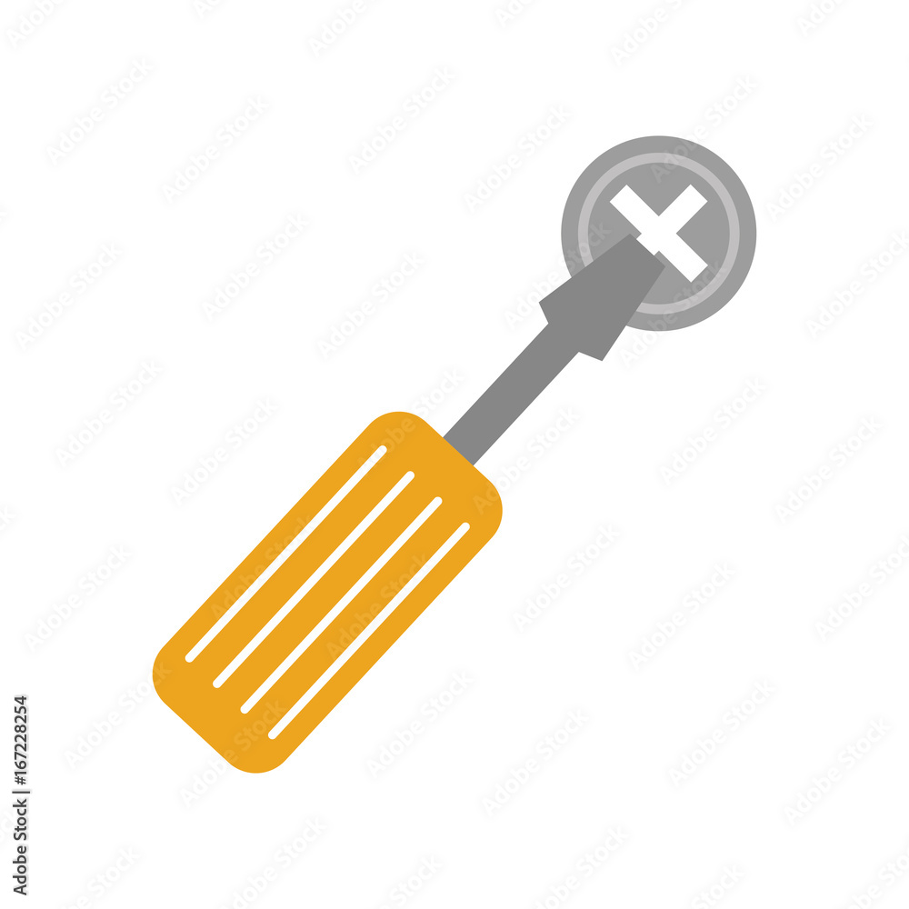 screwdriver tool with screw vector illustration design screwdriver tool with screw vector illustration design