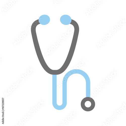 medical stethoscope isolated icon vector illustration design