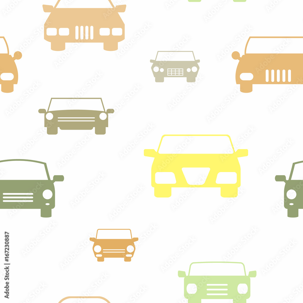 Seamless pattern with cars for your design Seamless pattern with cars for your design