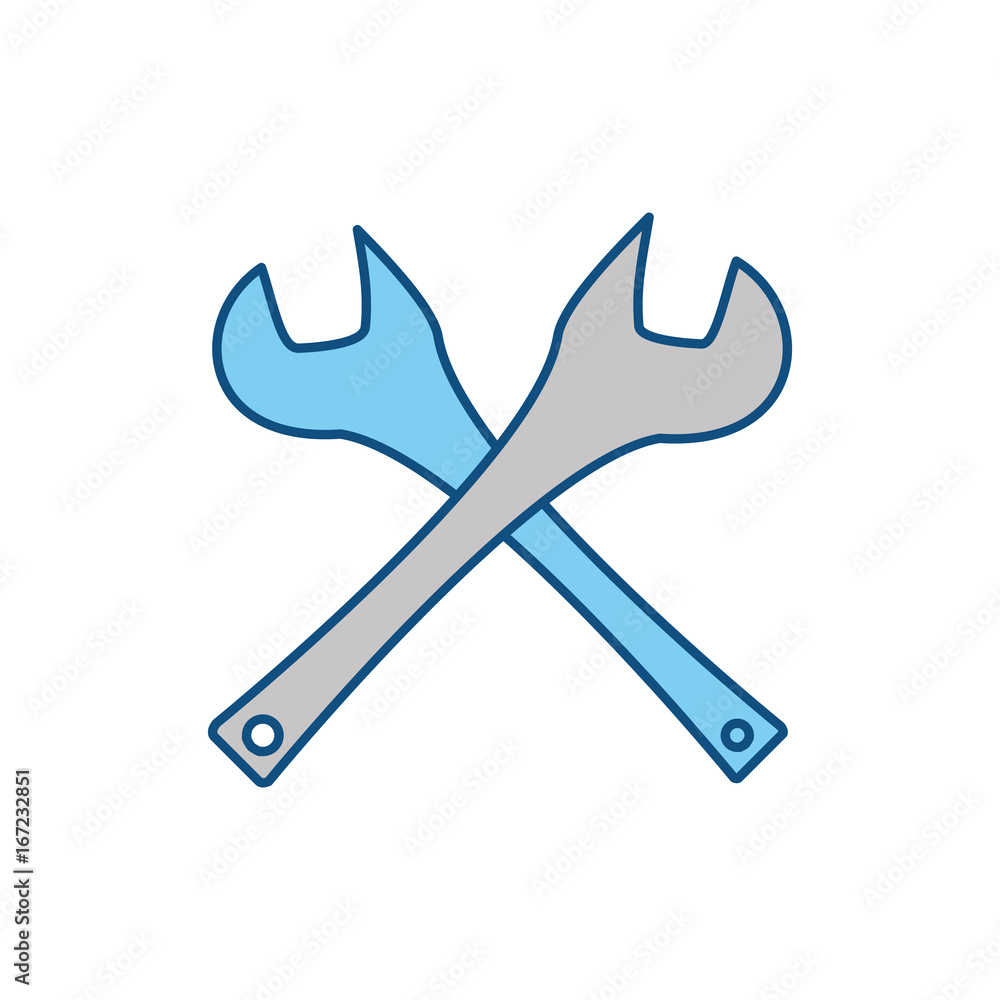 Fototapeta premium Plumbing wrench isolated