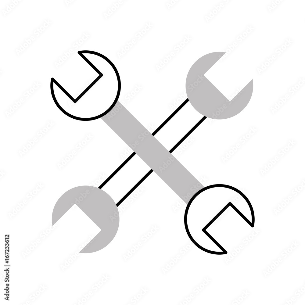 cross wrench tool isolated icon vector illustration design cross wrench tool isolated icon vector illustration design