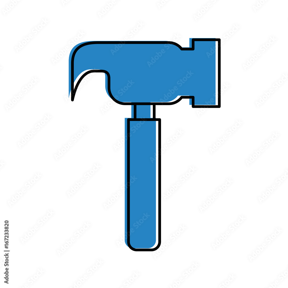 hammer tool isolated icon vector illustration design hammer tool isolated icon vector illustration design