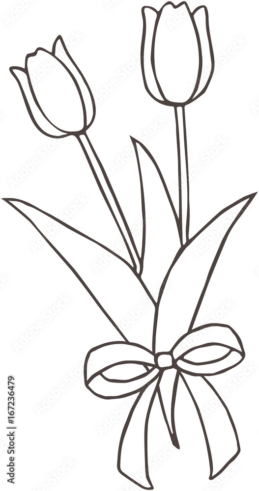 チューリップのイラスト Stock ベクター Adobe Stock チューリップのイラスト Stock ベクター Adobe Stock