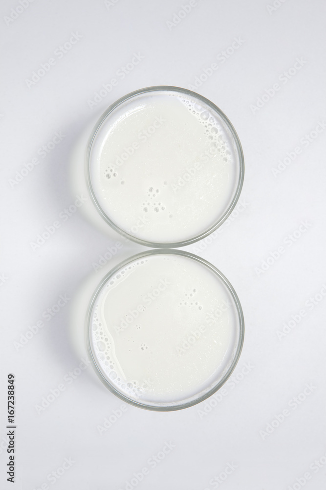 Glasses of milk Glasses of milk
