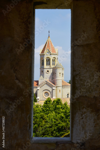 Lerins Abbey in Saint-Honorat island, France photo