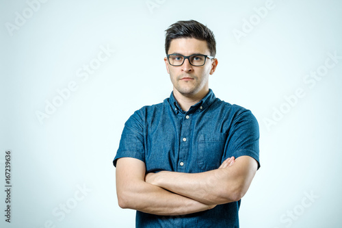 Portrait of handsome man isolated