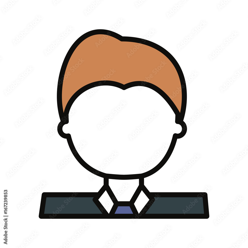 Man cartoon profile