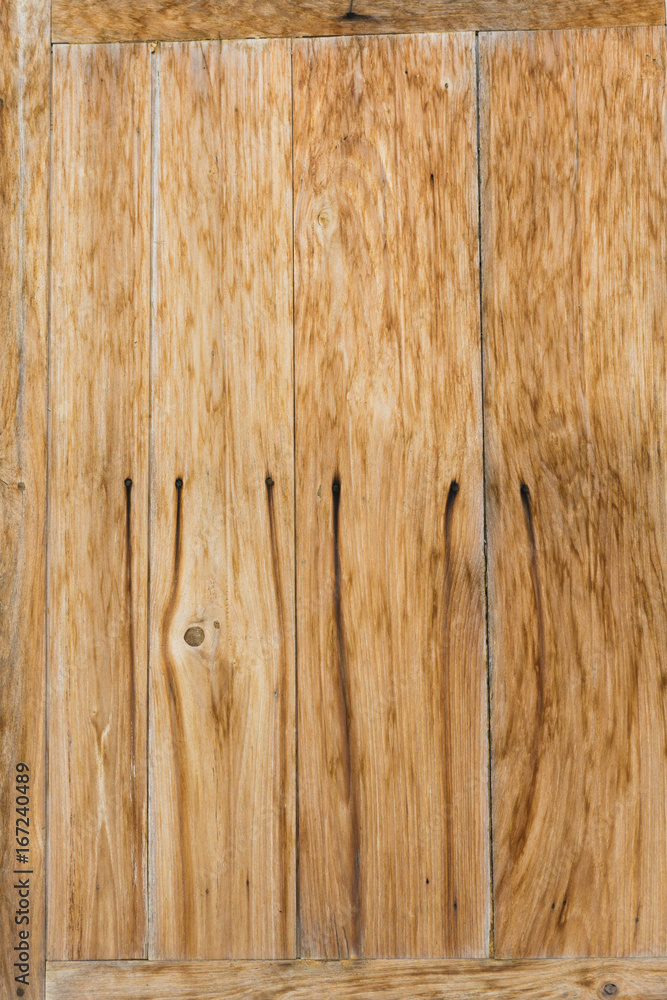 Fototapeta premium Old wooden window Brown background