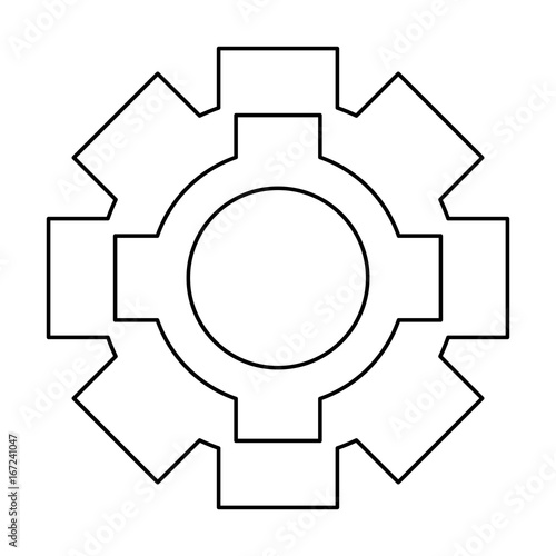 Gear machinery piece
