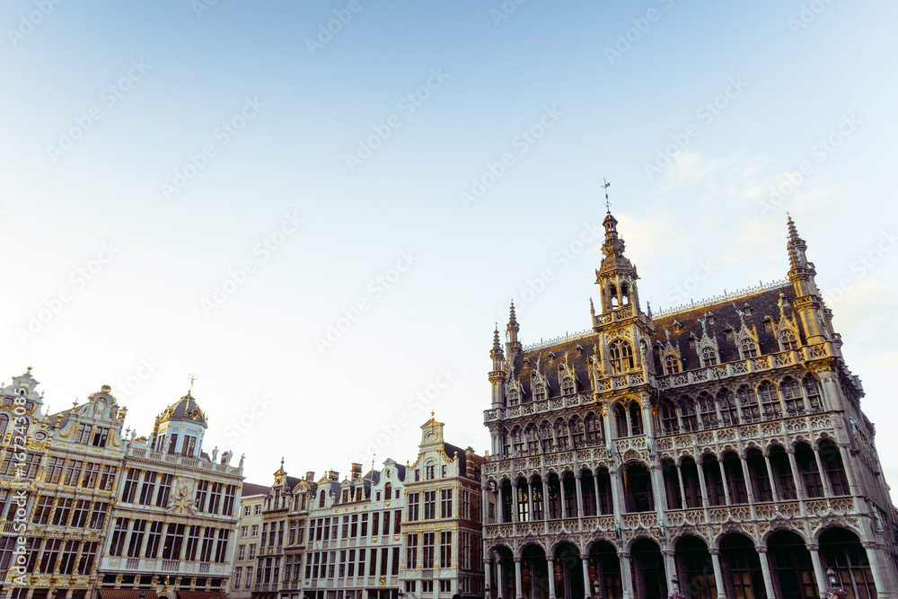 Cityscape in Brussels Europe - landmark of Brussels