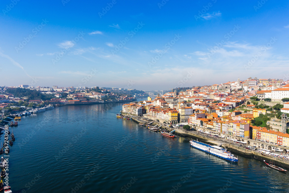 old town of Porto and river, Portugal, Europe