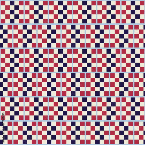 vector background, chessboard, usa color style fashion 