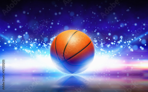Abstract basketball background