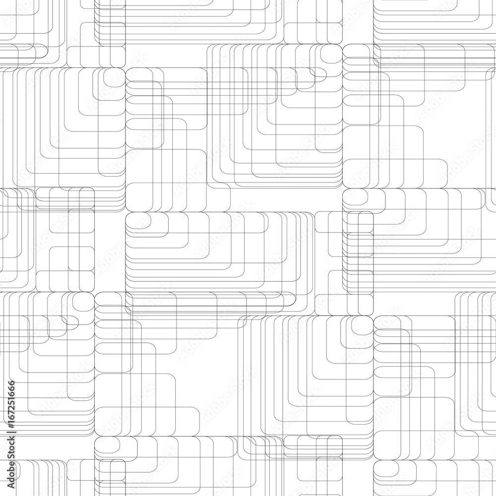 Geometric simple black and white minimalistic pattern, thin lines. Wallpaper, background or texture.
