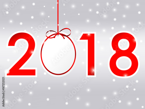 New Year 2018 background