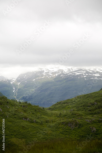 Fototapeta Naklejka Na Ścianę i Meble -  Mountain landscape in Norway