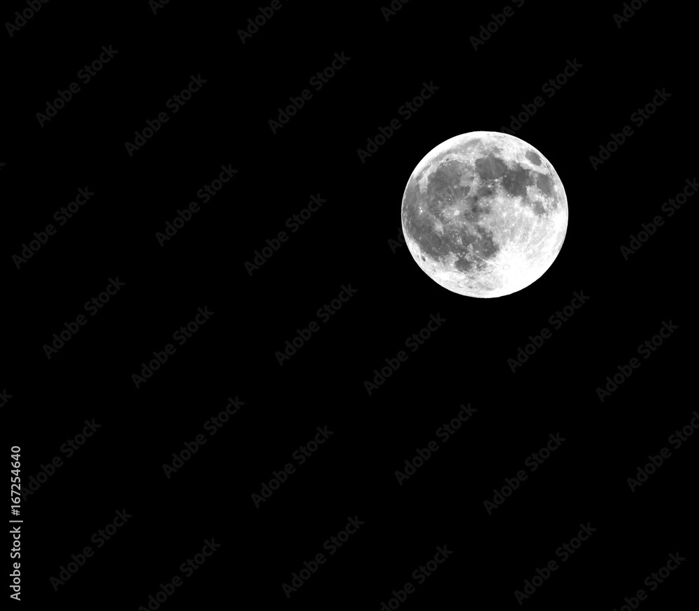 full moon in darkness for background full moon in darkness for background