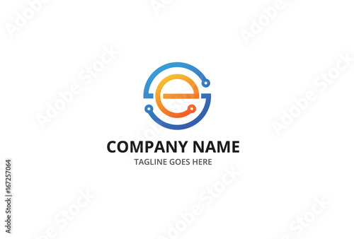 S and E Letter Electrician Logo
