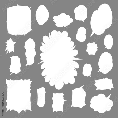 Comic Words Balloon Set