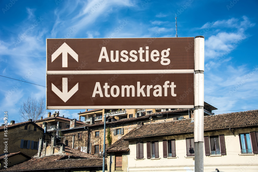 Fototapeta premium Schild 230 - Ausstieg