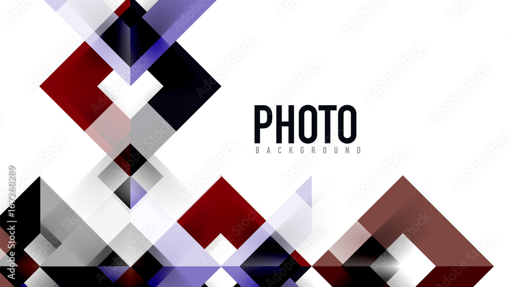 Business presentation geometric template Business presentation geometric template