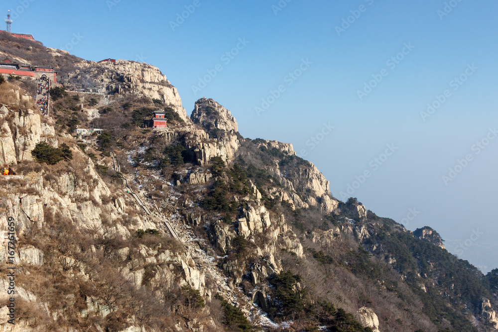 Naklejka premium Mountain view