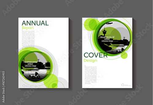 green  modern  cover book Brochure template, design, annual report, magazine and flyer layout Vector a4