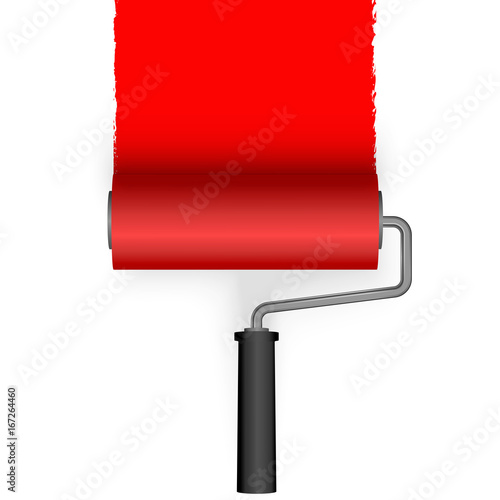 paint roller with marking