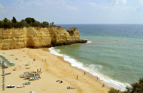 Senhora Da Rocha Beach in Portugal