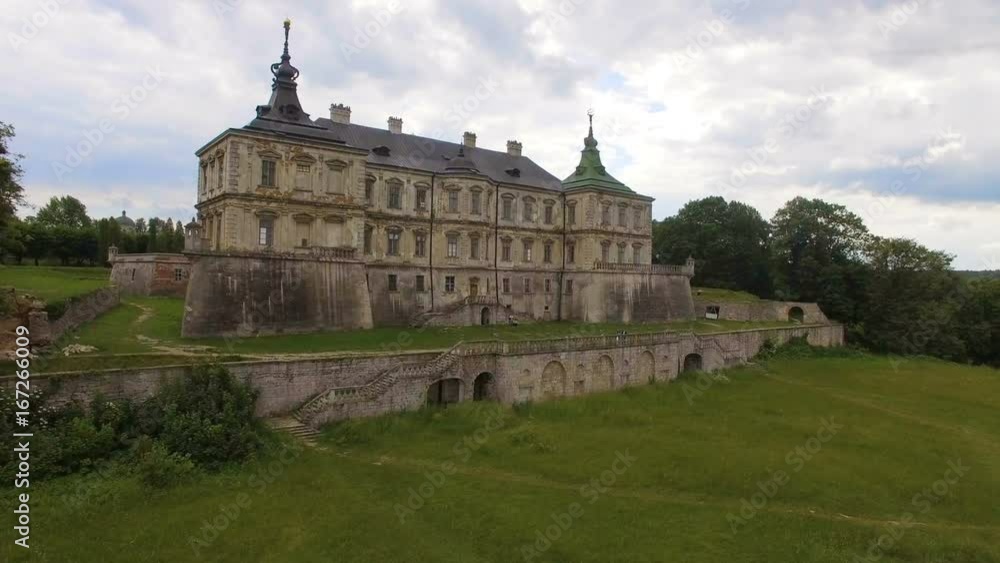 Aerial view of Pidhorodetsky Castle in Lviv region, Ukraine Aerial view of Pidhorodetsky Castle in Lviv region, Ukraine