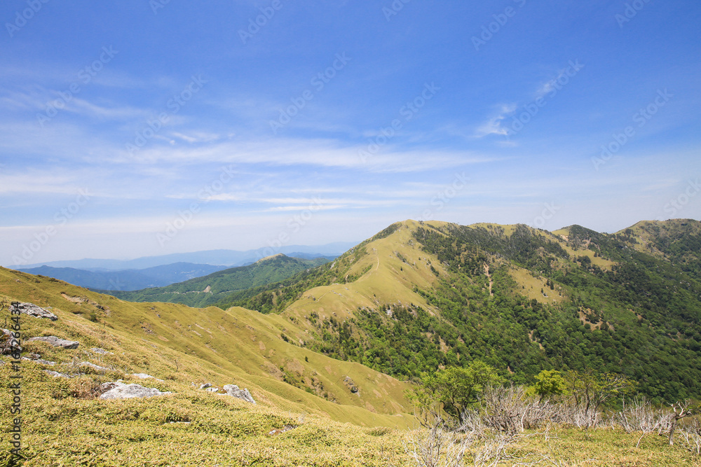 Obraz premium 徳島県 剣山山頂