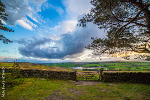 Sunset over Yorkshire Dales