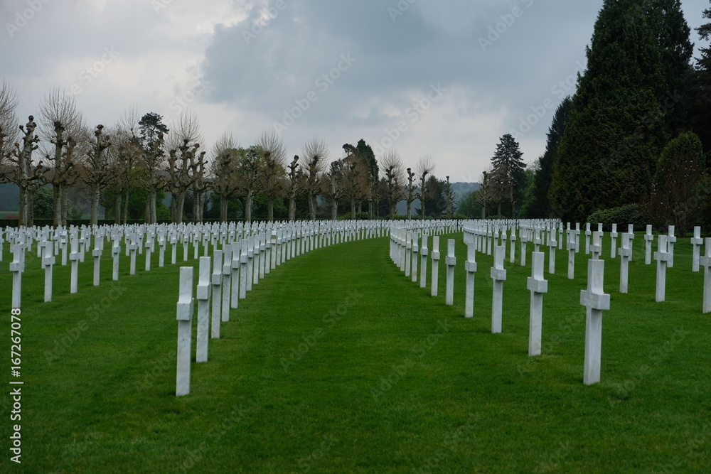 American WW I Cemetery Belleau, France.
