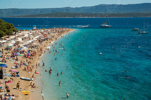 Fototapeta Naklejka Na Ścianę i Meble -  The golden horn on the island of Brac in Croatia