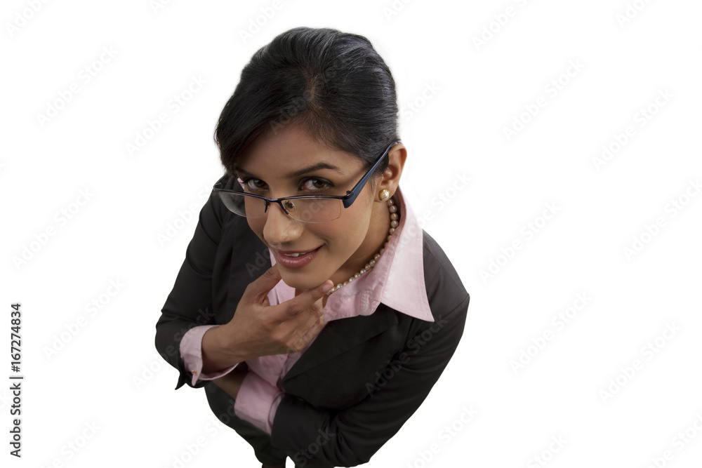 Portrait of a businesswoman thinking Portrait of a businesswoman thinking