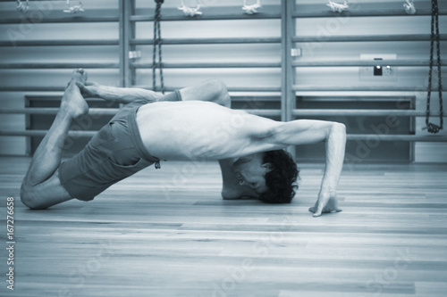 Yoga pilates wall bar training