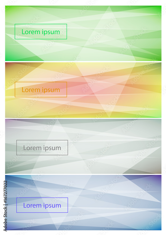 Naklejka premium Abstract web banner background.