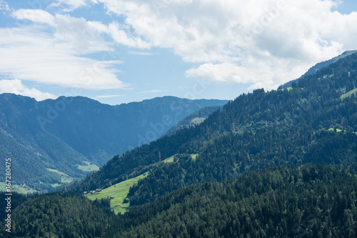 beautiful mountain view in flims switzerland © DSGNSR