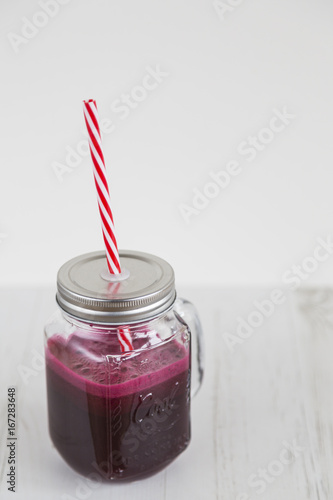 Glass of Purple Juice