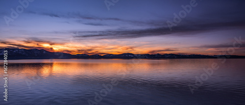 Wide Shot of Lake Tahoe