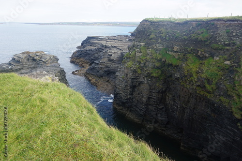Cliffs by the coast of Atlantic Ocean, Ireland