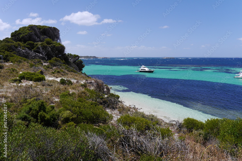 Fototapeta premium Blaue Lagune Rottnest Island