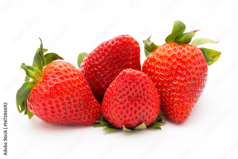 Strawberry isolated on white background. Fresh berry. Strawberry isolated on white background. Fresh berry.