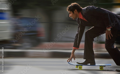 Man on a skateboard 