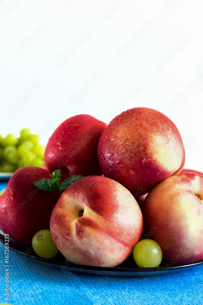 Fresh, juicy and sweet nectarines. Fresh, juicy and sweet nectarines.